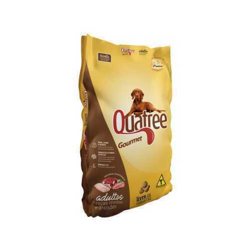 QUATREE GOURMET ADULTOS RAÇAS MEDIAS GRANDES SEM CORANTES 10.1KG
