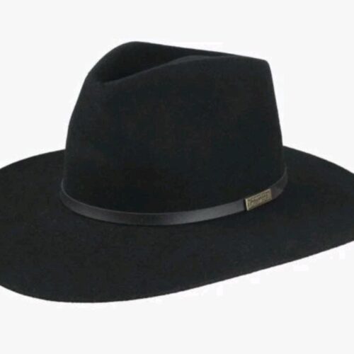 Chapéu Social Aveludado Preto