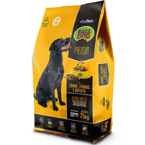 RAÇA DOG ADULTO MENU CARNE, FIGADO E BATATA 25KG